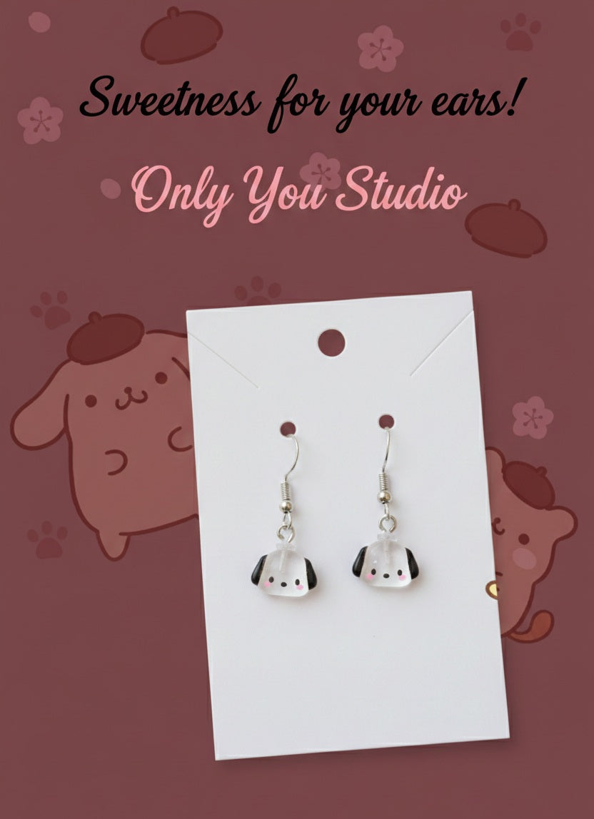 Sanrio Pochacco earrings