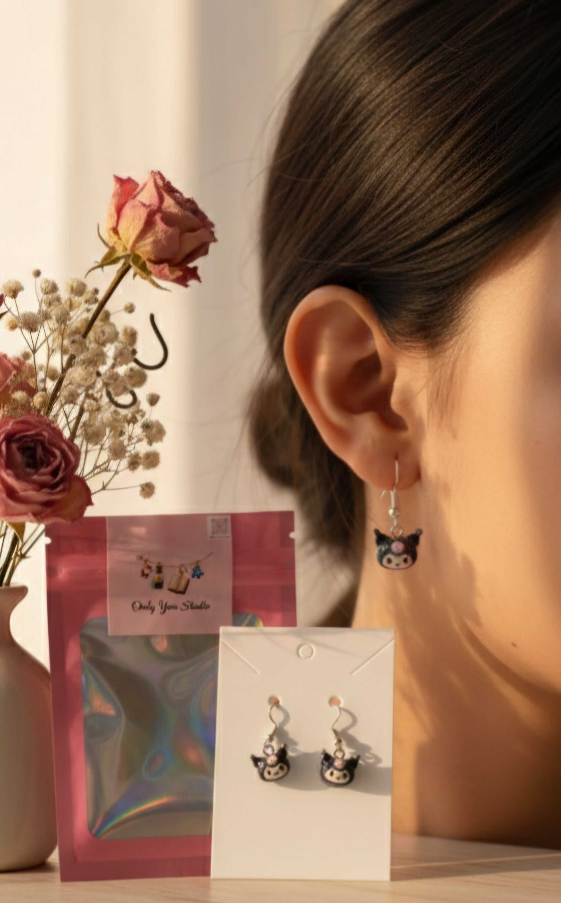 Sanrio Kuromi earrings