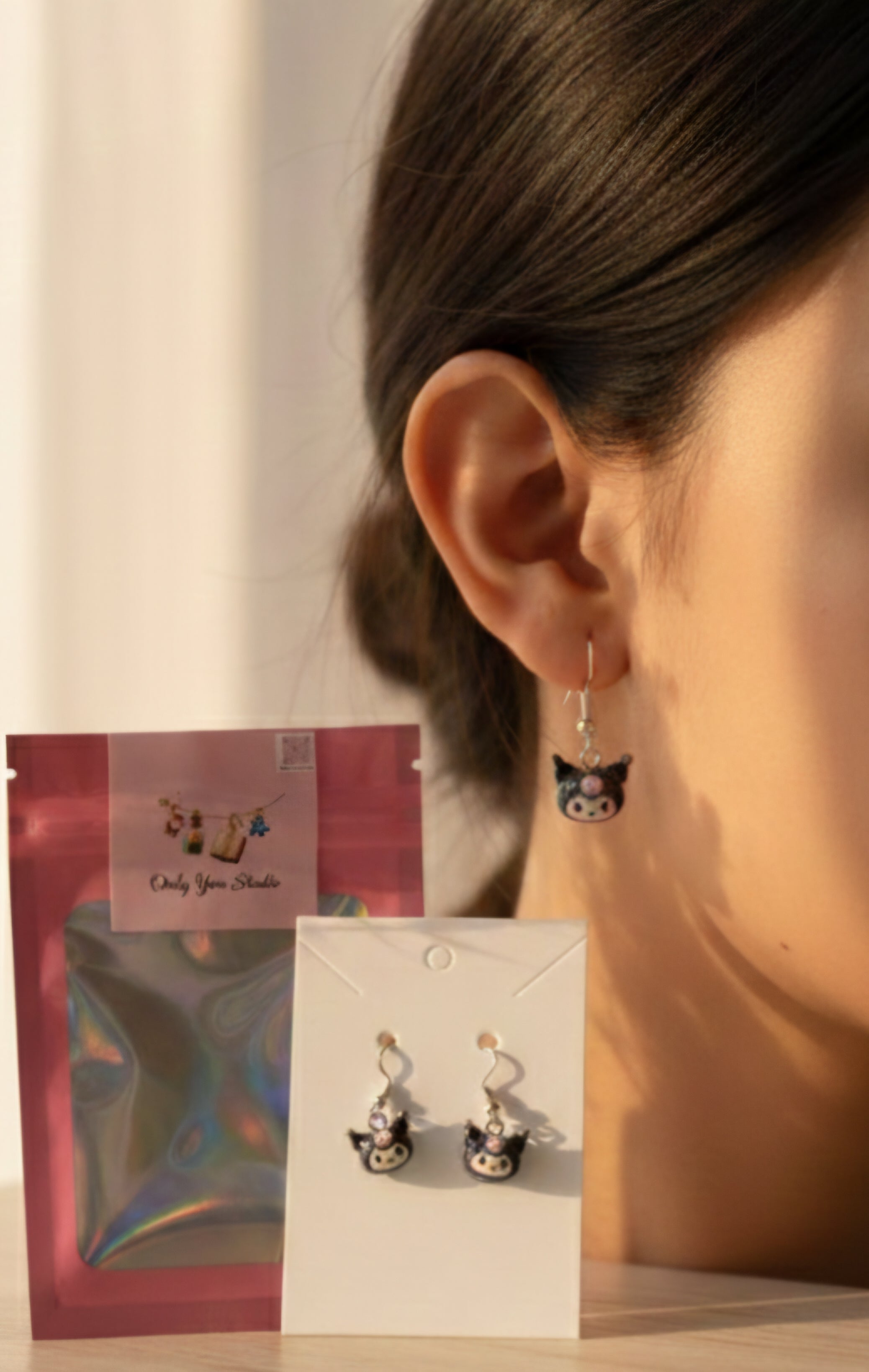 Sanrio Kuromi earrings