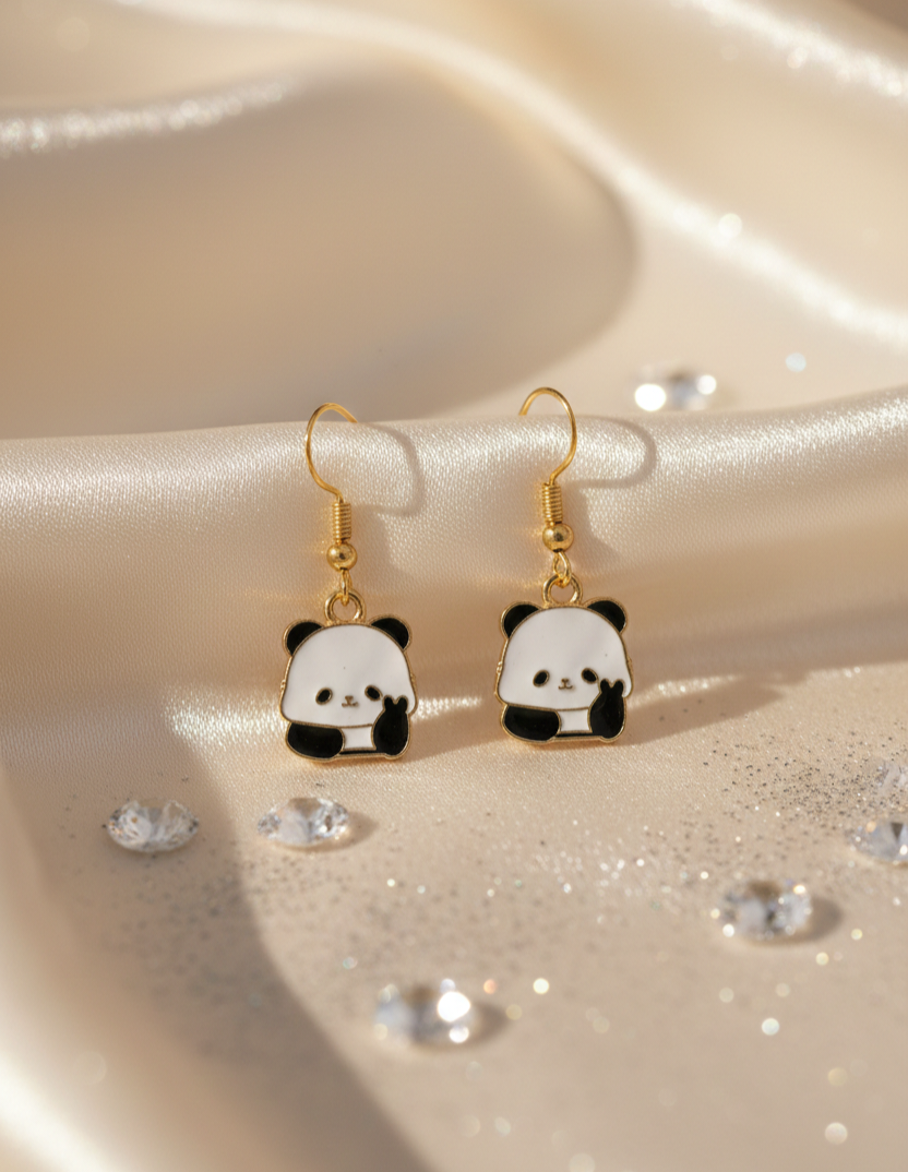 Cute Panda Earrings