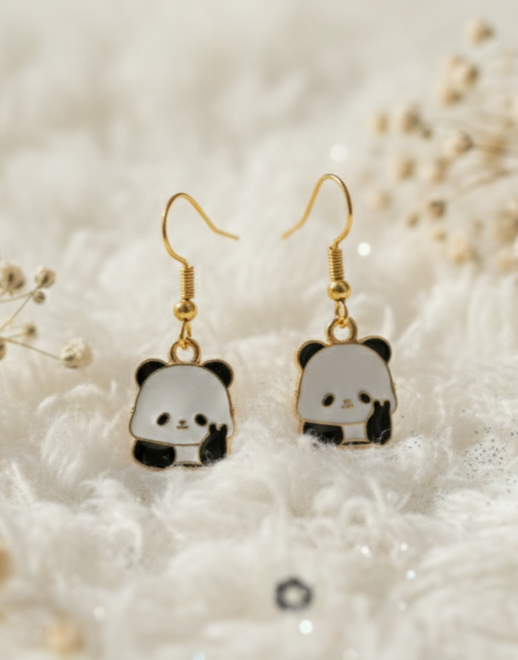 Cute Panda Earrings