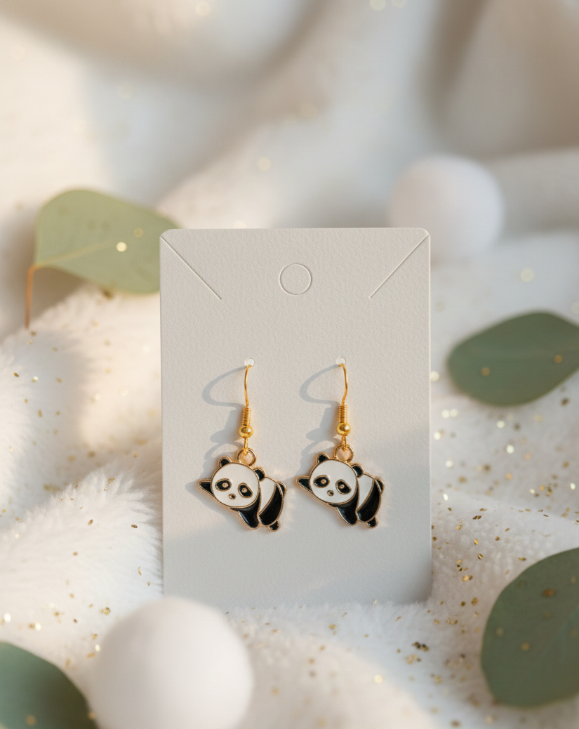Cute Panda Earrings