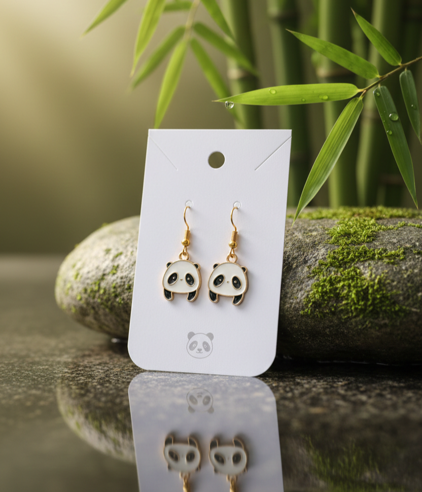 Cute Panda Earrings