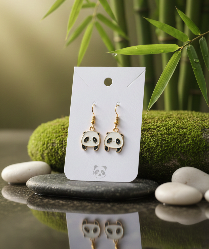 Cute Panda Earrings