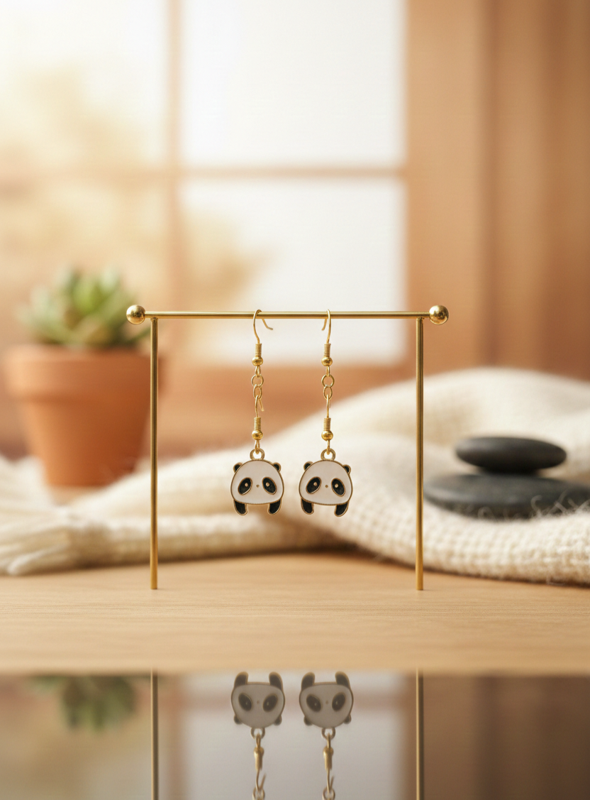 Cute Panda Earrings