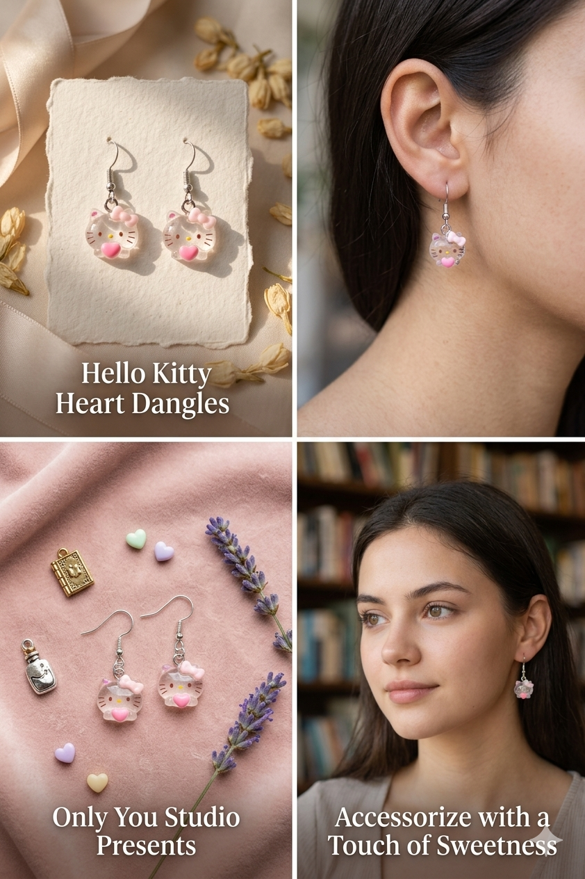 Sanrio Hello Kitty earrings 😻