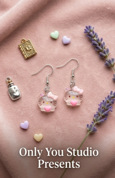 Sanrio Hello Kitty earrings 😻
