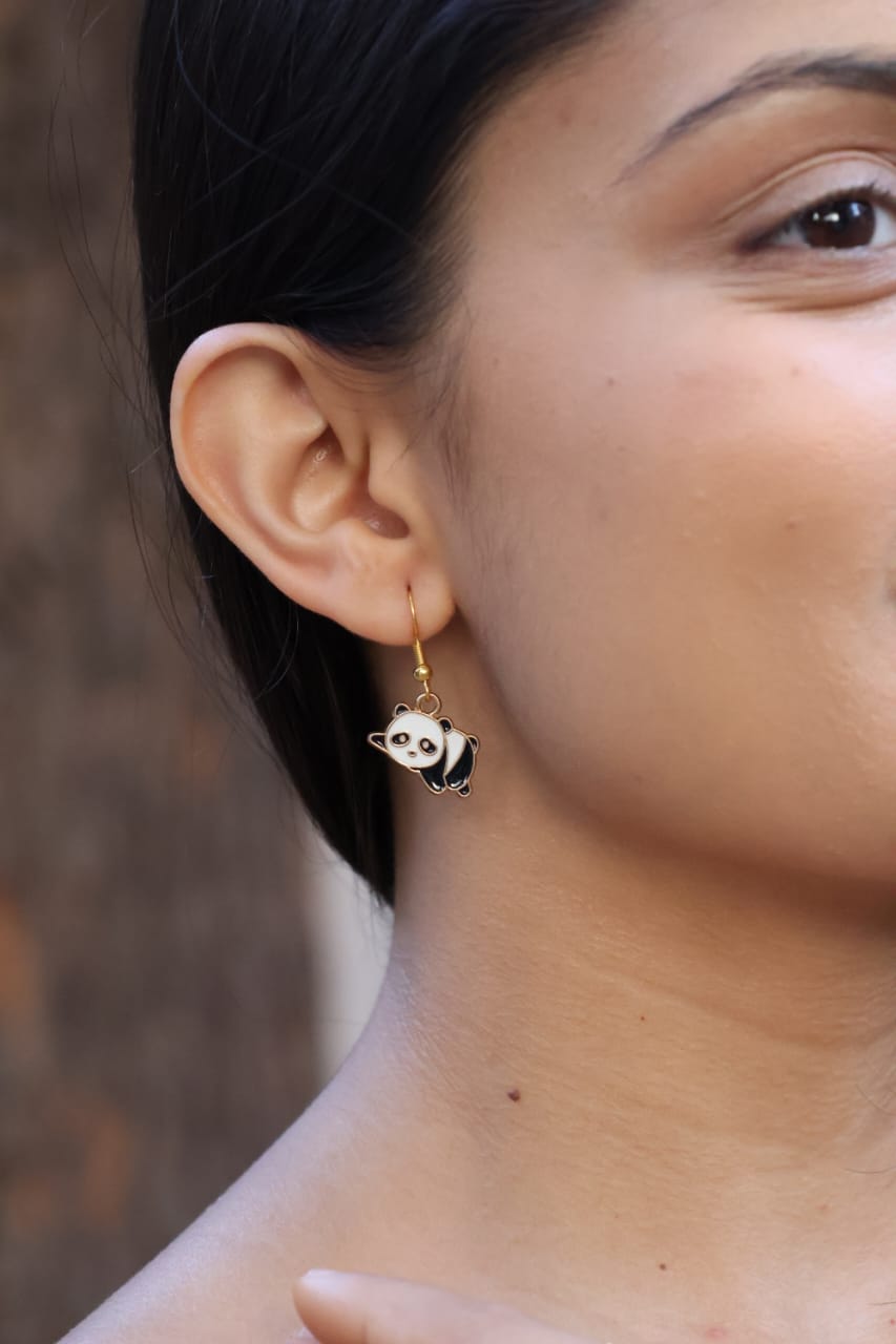 Cute Panda Earrings