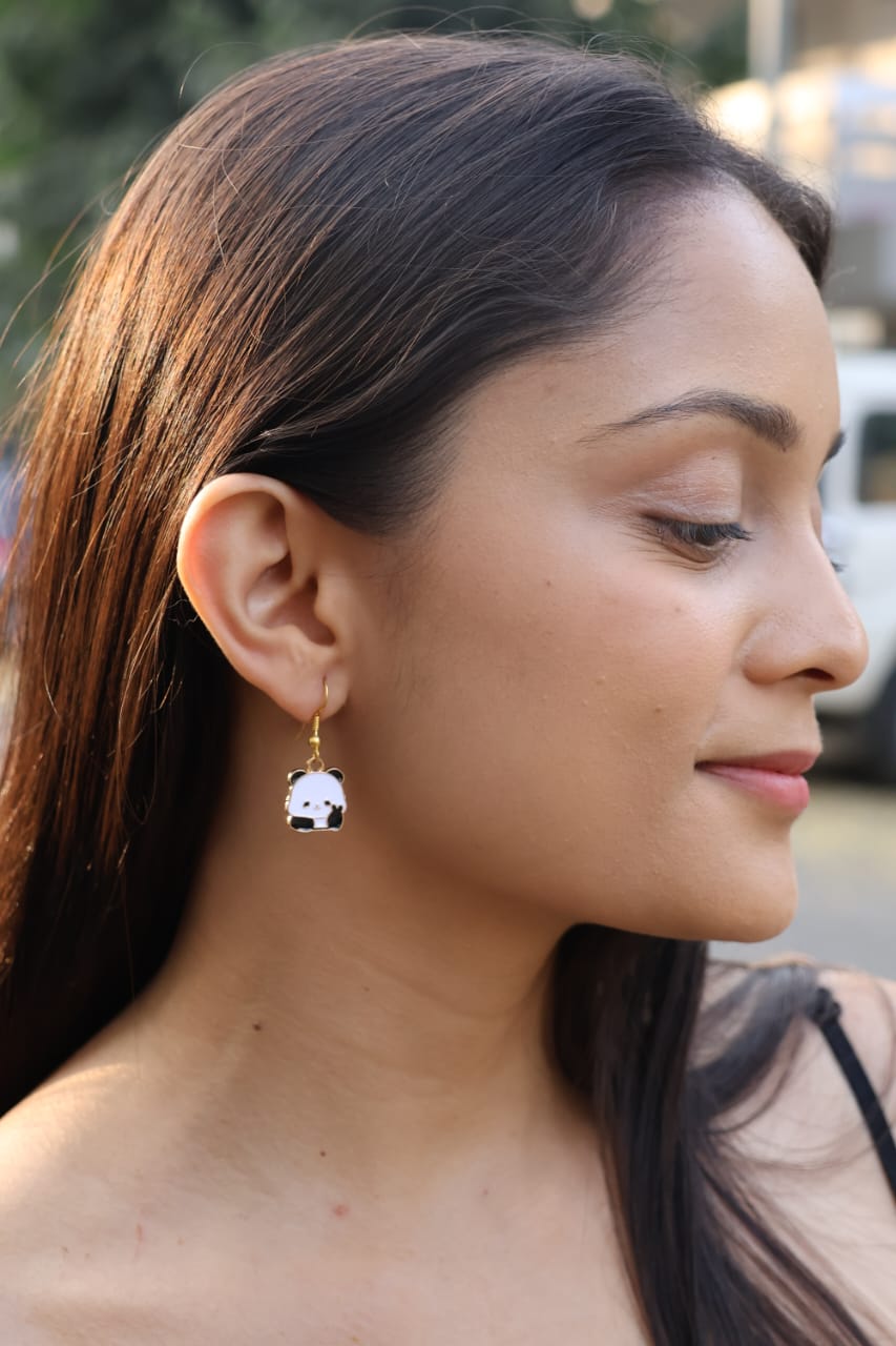 Cute Panda Earrings