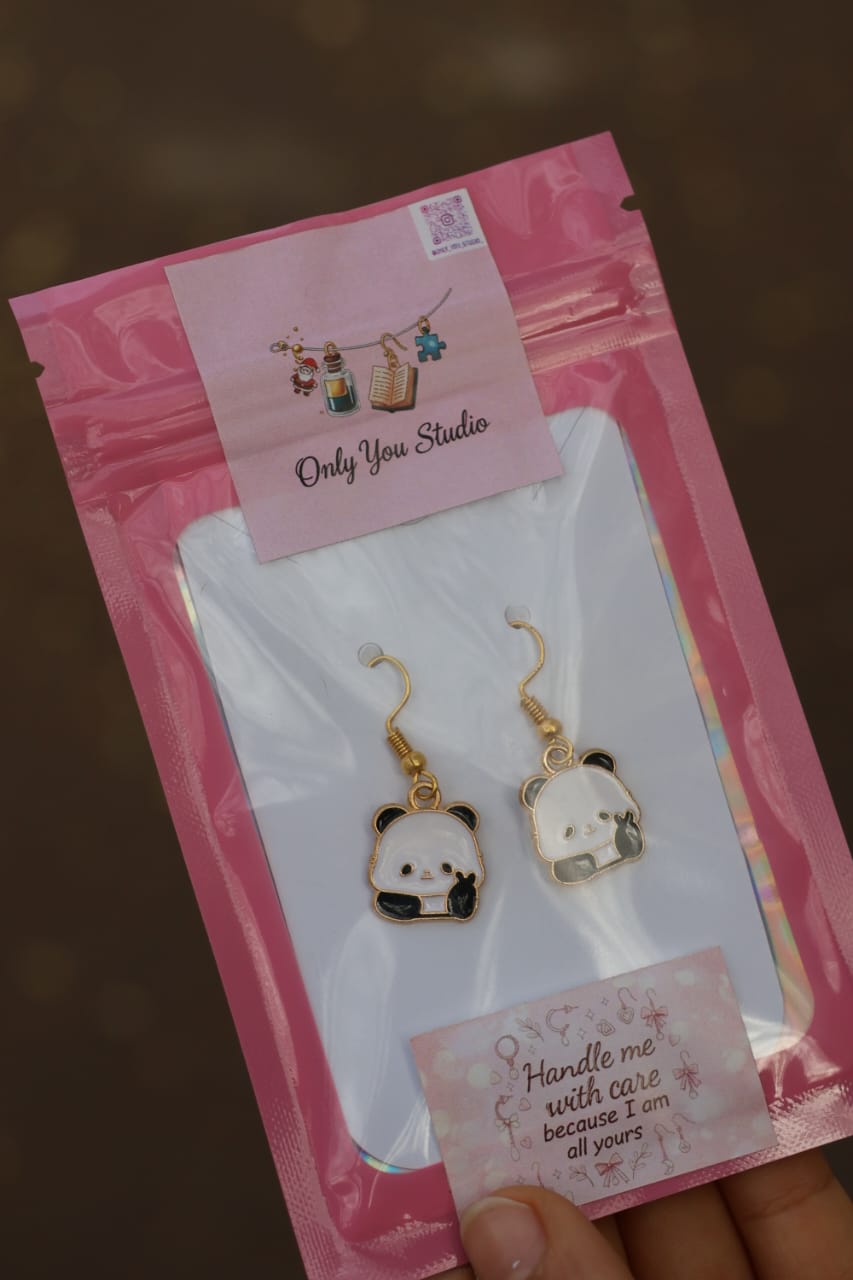 Cute Panda Earrings
