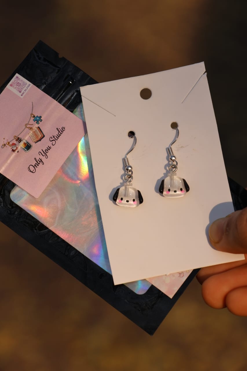 Sanrio Pochacco earrings