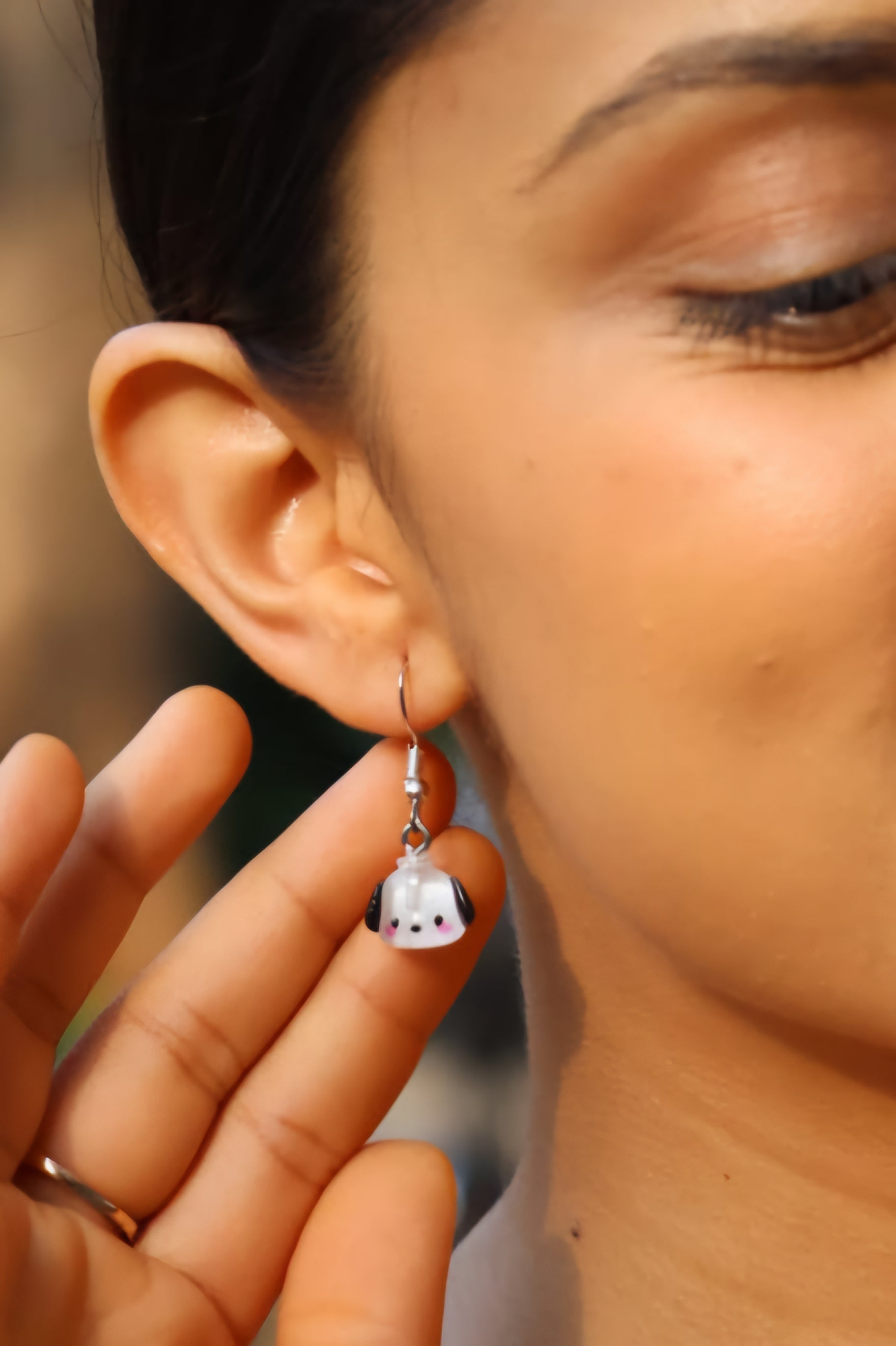 Sanrio Pochacco earrings