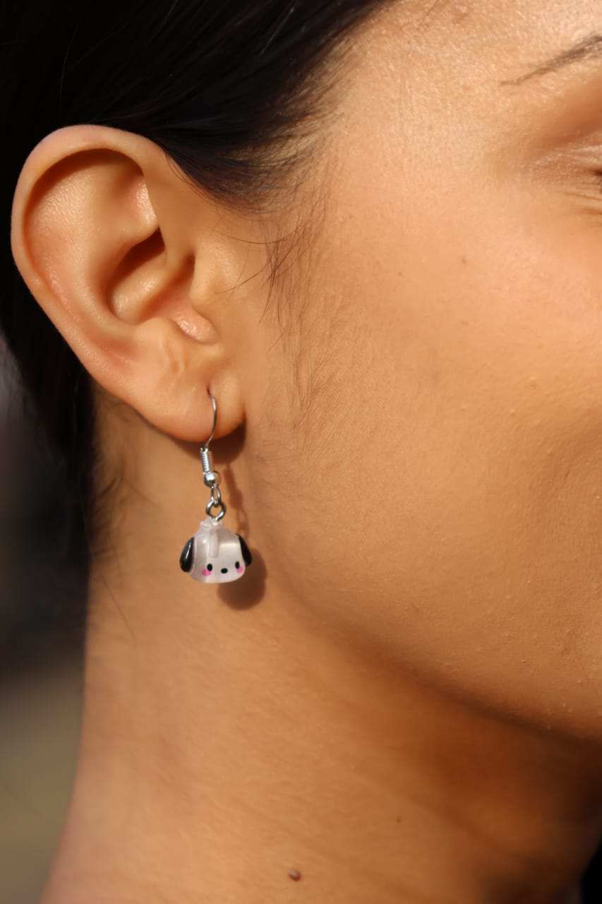 Sanrio Pochacco earrings