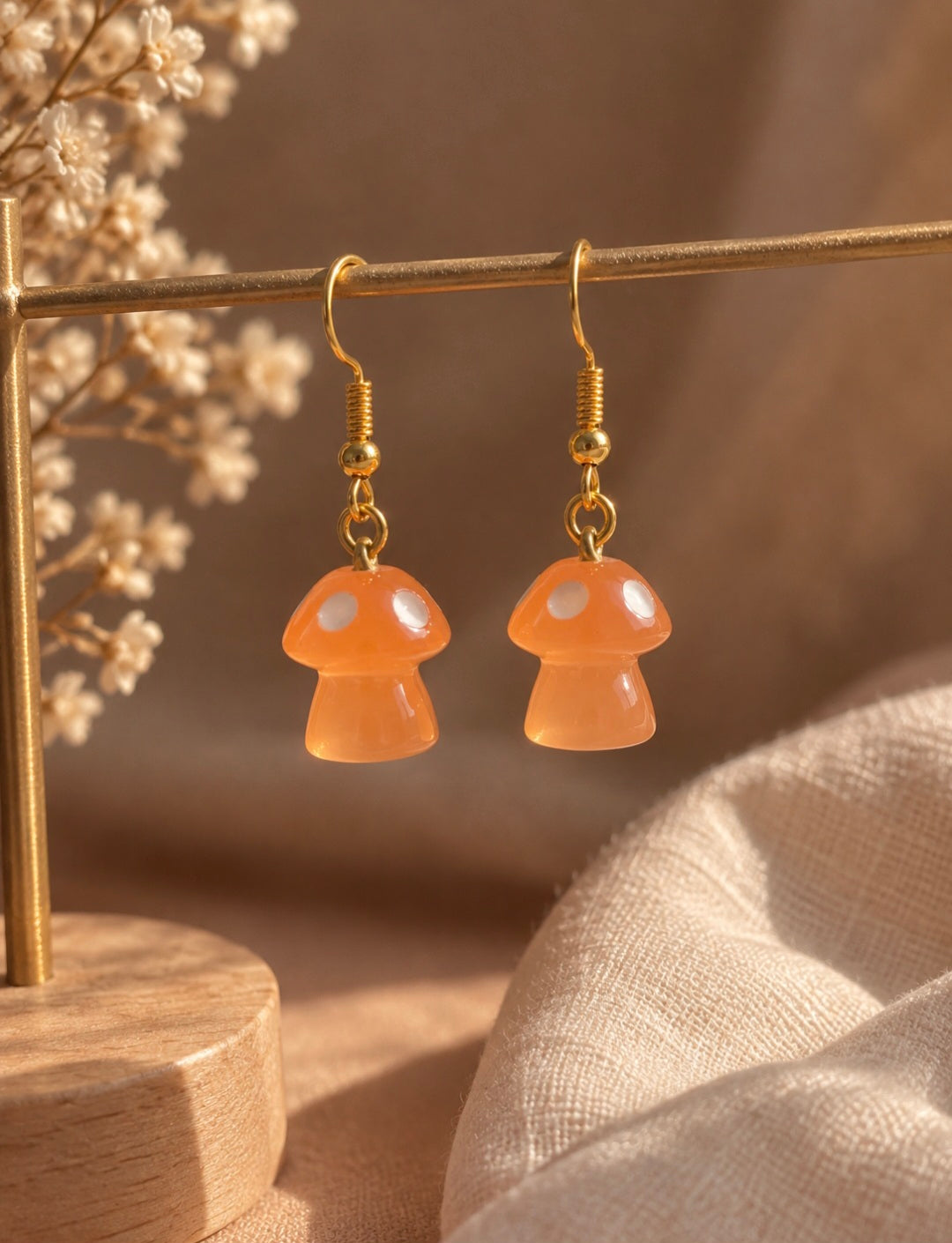 Light Orange Glow Mushrooms🍄✨