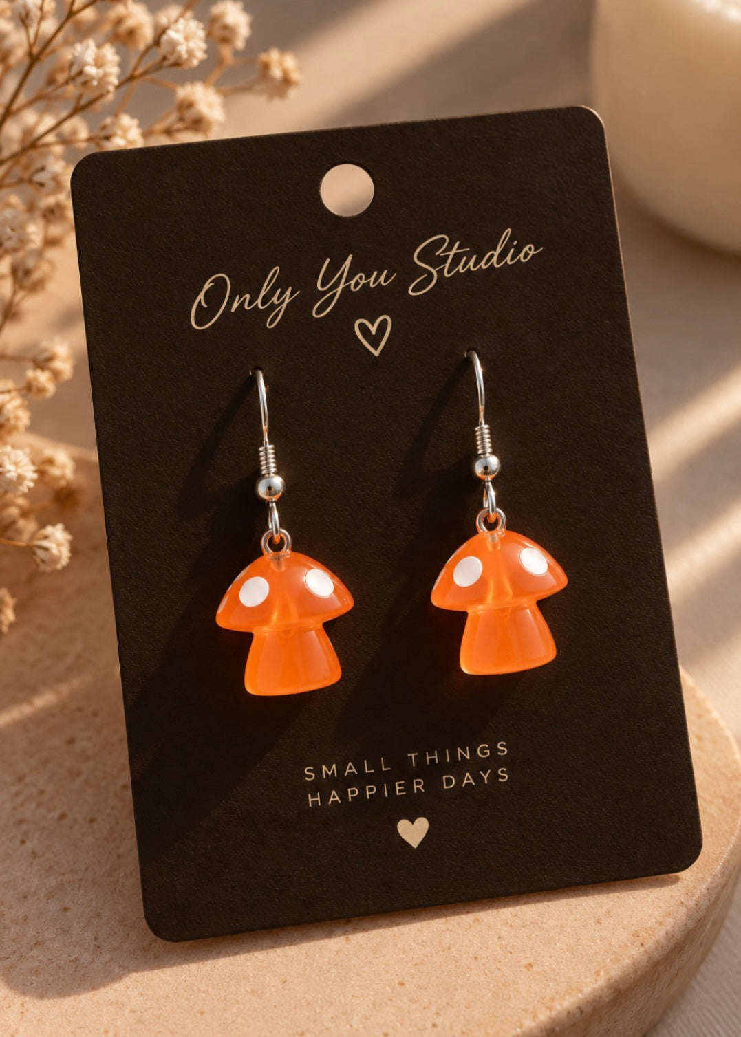 Orange Glow Mushrooms🍄✨