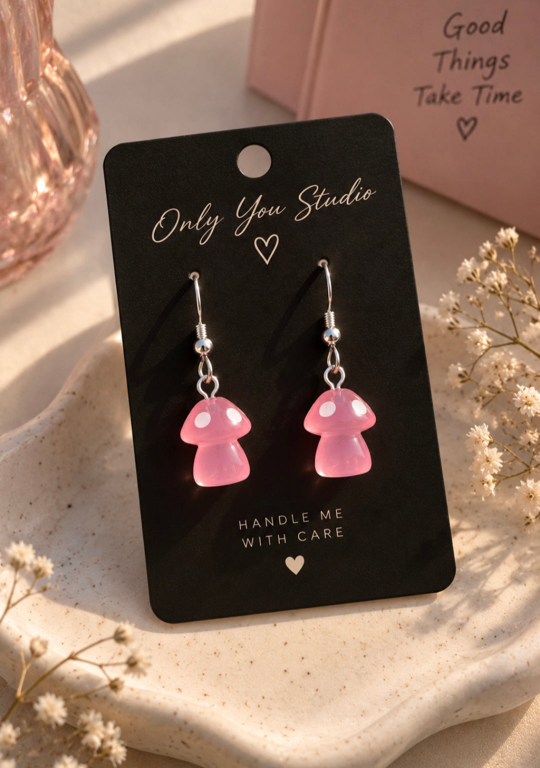 Pink Glow Mushrooms🍄✨