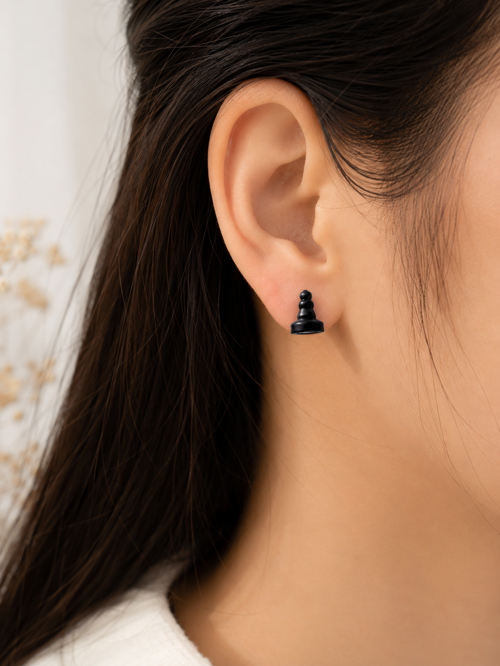 Black Pawn Studs