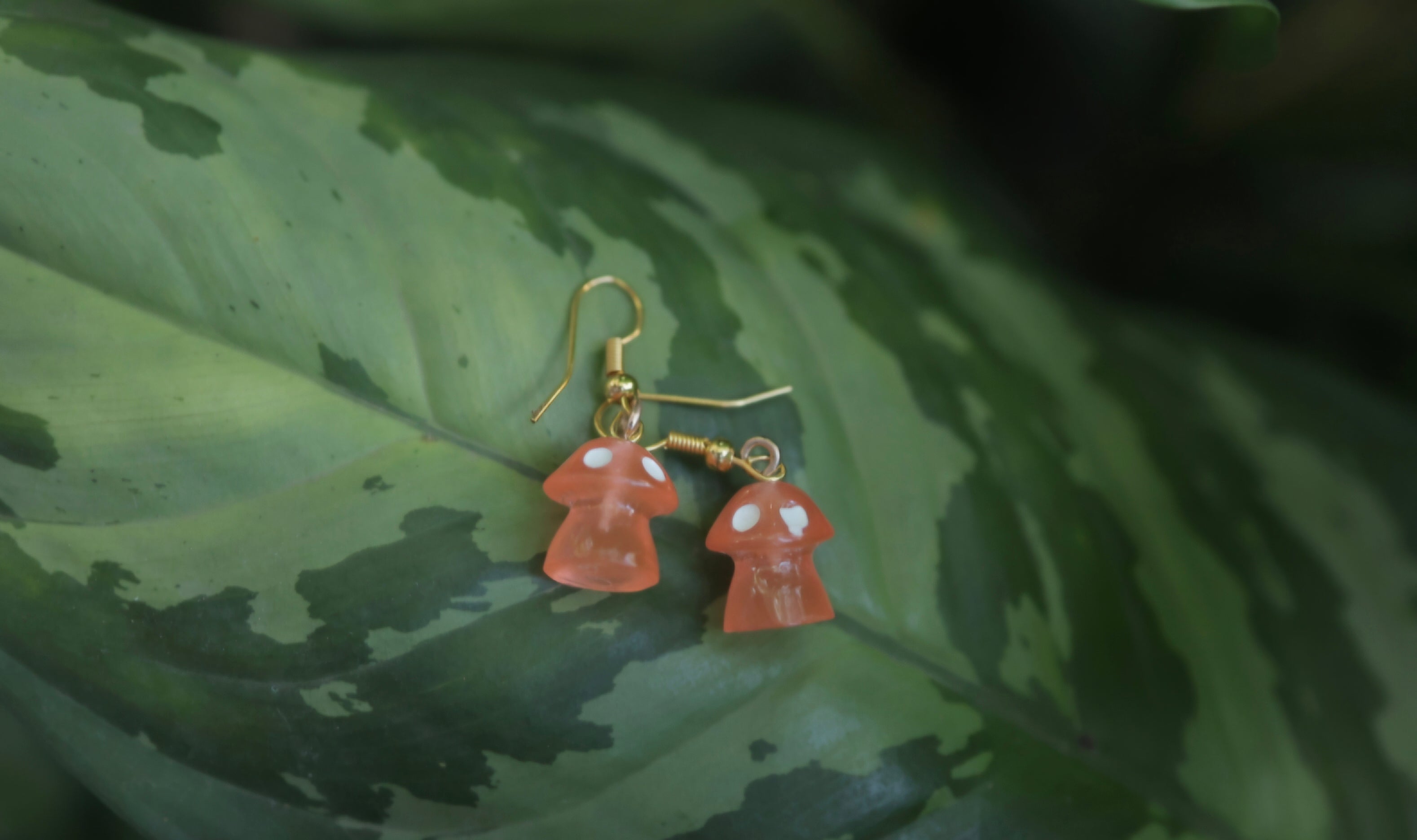 Glow in the Dark Mushroom Earrings 🍄✨