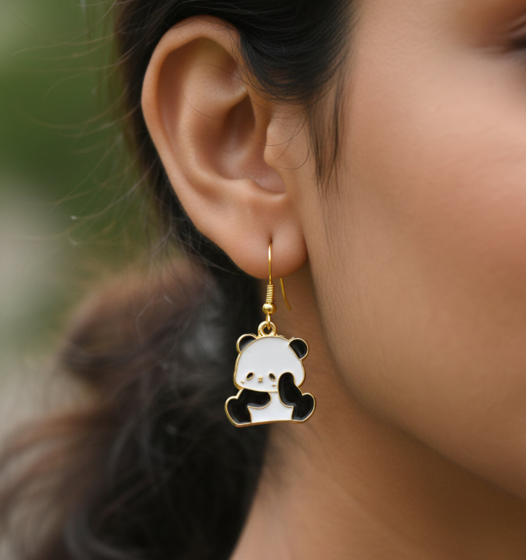 Cute Panda Earrings