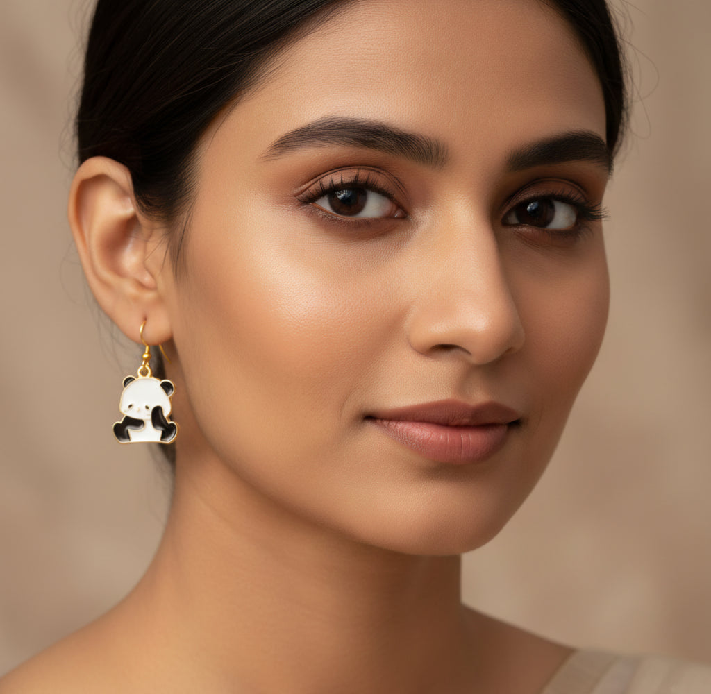 Cute Panda Earrings
