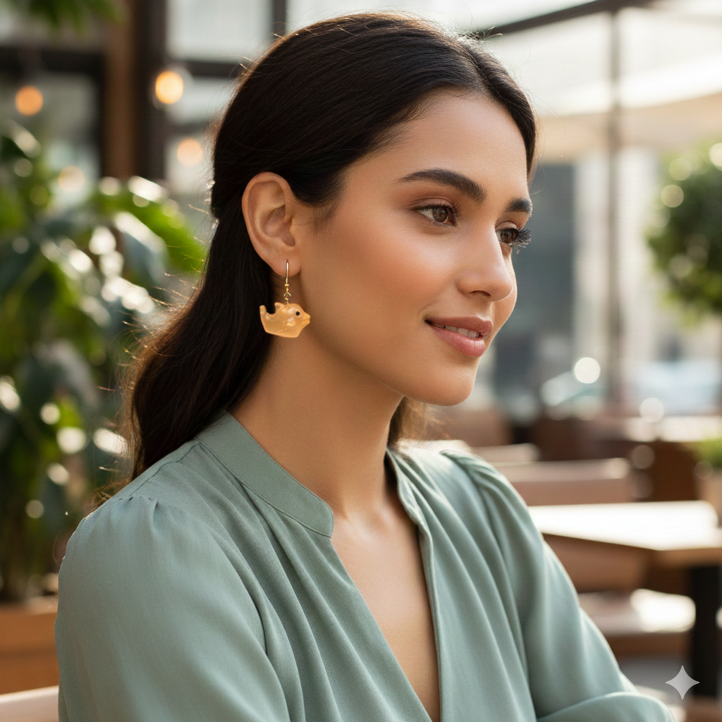 Glow in the Dark Dolphin Earrings ✨