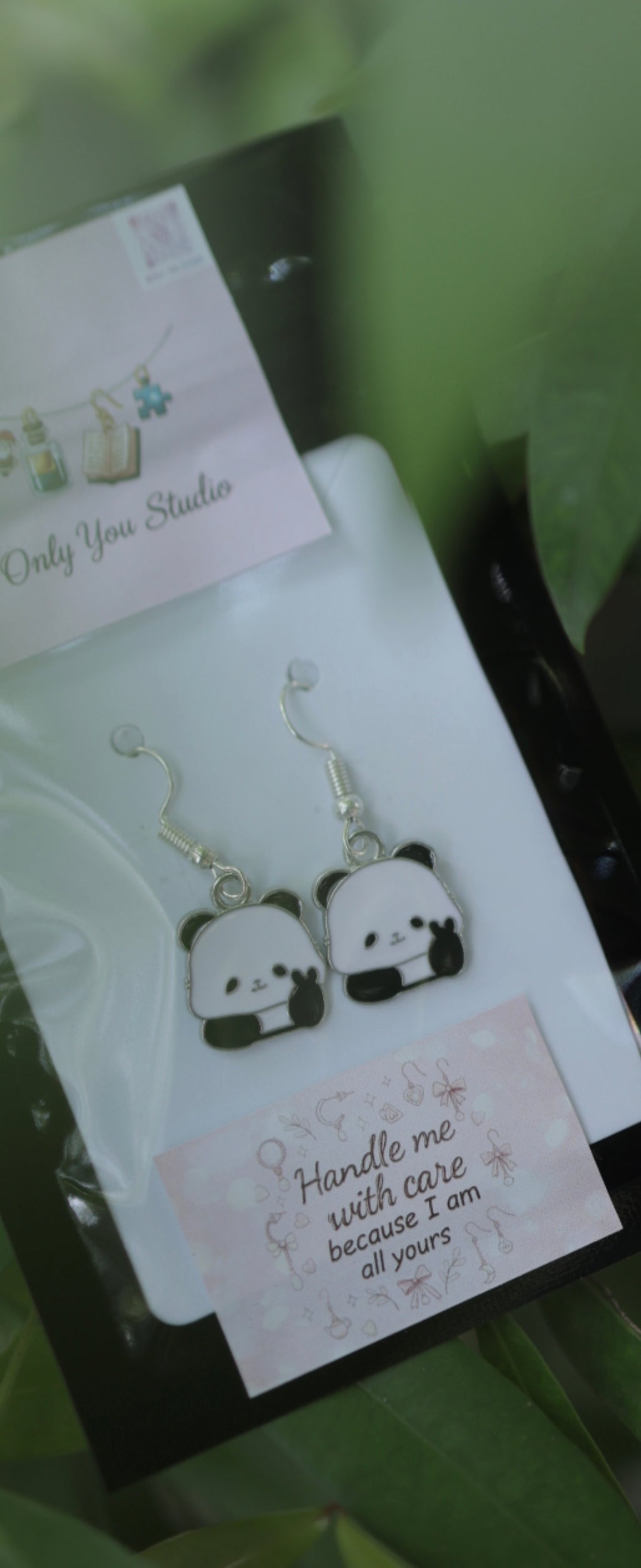 Cute Panda Earrings